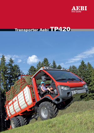 Prednje kuke za komunalne traktore Aebi TP 420