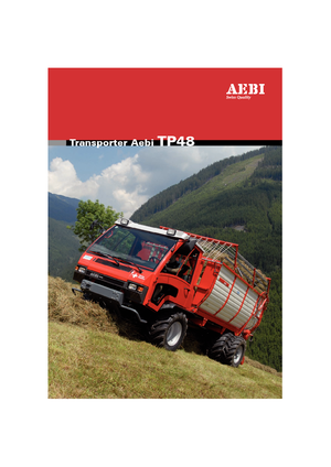 Prednje kuke za komunalne traktore Aebi TP 48