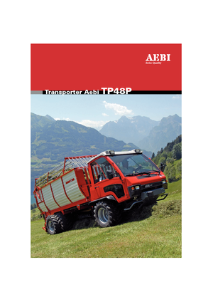 Prednje kuke za komunalne traktore Aebi TP 48 P