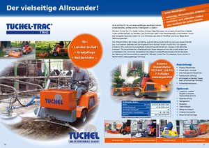 Prednje kuke za komunalne traktore Tuchel Trio