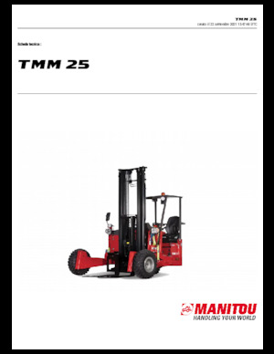 Dizelski viličari montirani na kamione Manitou TMM 25