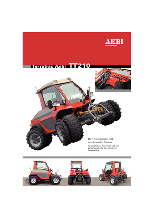 Prednje kuke za komunalne traktore Aebi TT 210