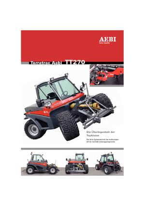 Prednje kuke za komunalne traktore Aebi TT 270