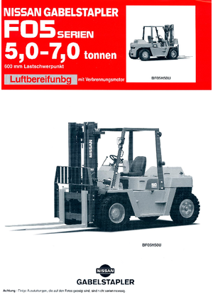 Dizelski viljuškari Nissan VF 05 H 70 U