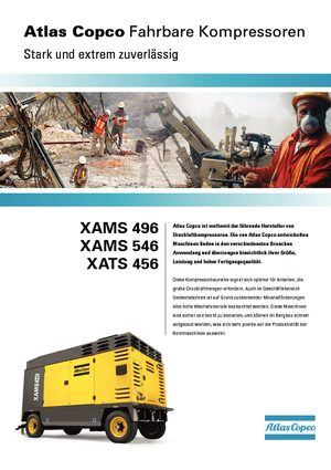 Prijenosni zračni kompresori - dizel, električni, benzinski Atlas Copco XAMS 546 CD