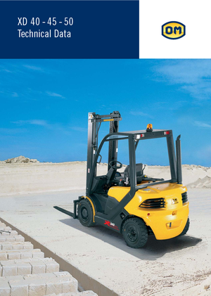 Dizelski viljuškari OM XD 40