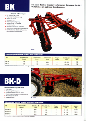 Pločasto-cinčana drljača Brix BK 250 D