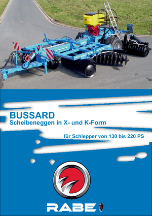 Pločasto-cinčana drljača Rabe Bussard JPR 40 C