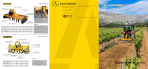 Pločasto-cinčana drljača Agrisem Disc-o-Vigne V