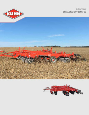 Pločasto-cinčana drljača Kuhn Excelerator 8005-50