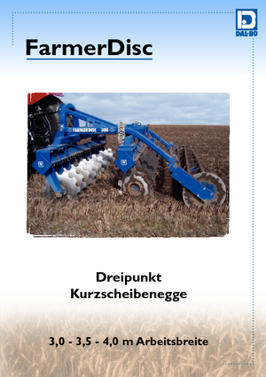 Pločasto-cinčana drljača DAL-BO FarmerDisc 300