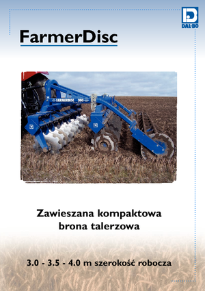 Pločasto-cinčana drljača DAL-BO FarmerDisc 300