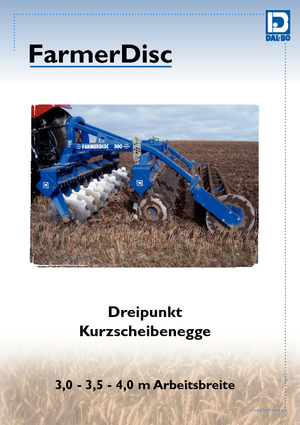 Pločasto-cinčana drljača DAL-BO FarmerDisc 400