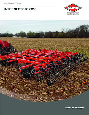 Pločasto-cinčana drljača Kuhn Interceptor 8050-25