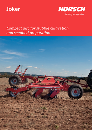 Pločasto-cinčana drljača Horsch Joker 10 RT