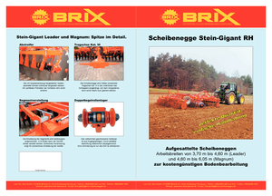 Pločasto-cinčana drljača Brix Leader 415