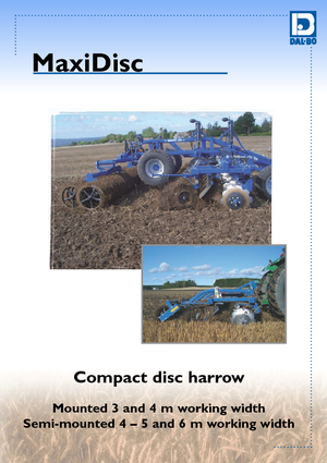 Pločasto-cinčana drljača DAL-BO MaxiDisc 400