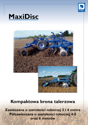 Pločasto-cinčana drljača DAL-BO MaxiDisc 400