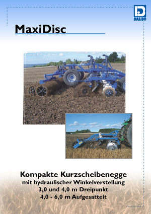 Pločasto-cinčana drljača DAL-BO MaxiDisc 400