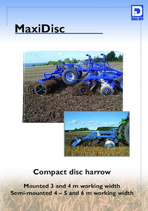 Pločasto-cinčana drljača DAL-BO MaxiDisc 600