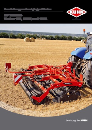 Pločasto-cinčana drljača Kuhn Optimer 403