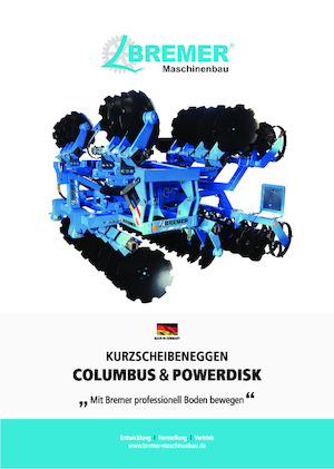 Pločasto-cinčana drljača Bremer Powerdisk 381