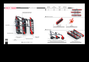 Pločasto-cinčana drljača Expom® Rex 560