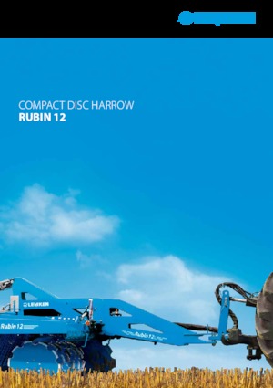 Pločasto-cinčana drljača Lemken Rubin 12/500 KUA