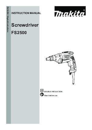 Bušilice i odvijači Makita FS2500