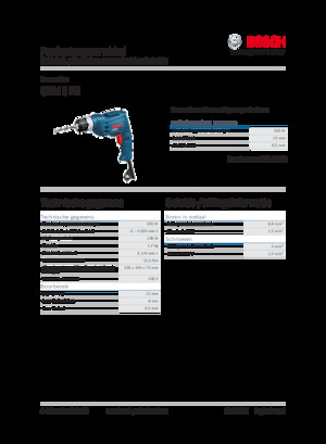 Bušilice i odvijači Bosch GBM 6 RE