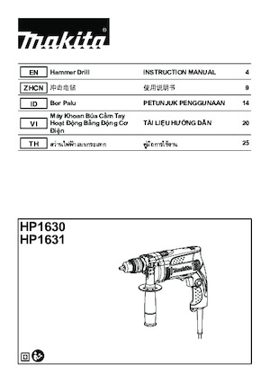 Bušilice i odvijači Makita HP1630