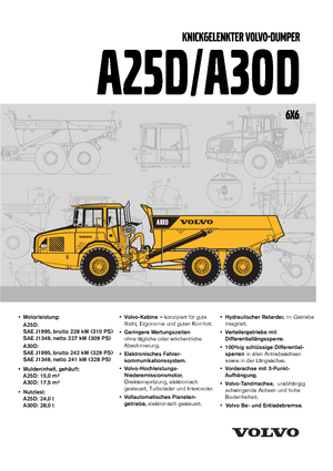 Zglobni kiperi Volvo A30D 6x6