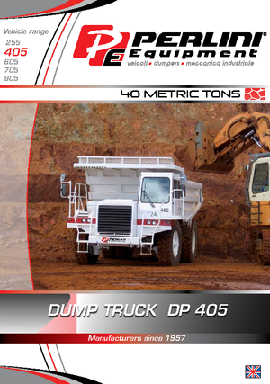 Kruti kiperi kamioni Perlini DP 405 WD