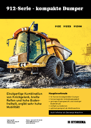 Zglobni kiperi Hydrema H 912 ES