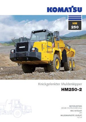 Zglobni kiperi Komatsu HM250-2