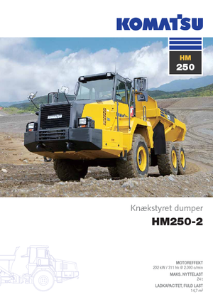 Zglobni kiperi Komatsu HM250-2