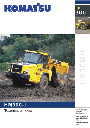 Zglobni kiperi Komatsu HM300-1