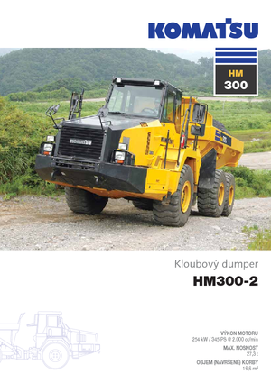 Zglobni kiperi Komatsu HM300-2