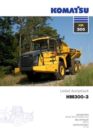 Zglobni kiperi Komatsu HM300-3