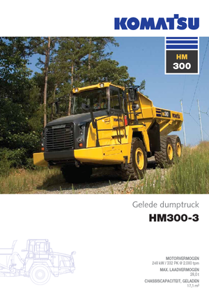 Zglobni kiperi Komatsu HM300-3