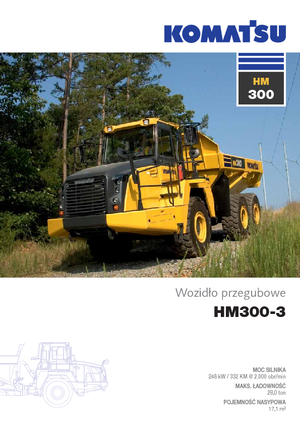 Zglobni kiperi Komatsu HM300-3