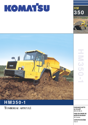 Zglobni kiperi Komatsu HM350-1