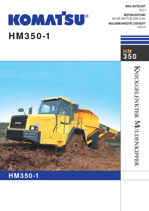 Zglobni kiperi Komatsu HM350-1