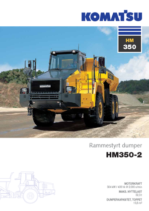 Zglobni kiperi Komatsu HM350-2