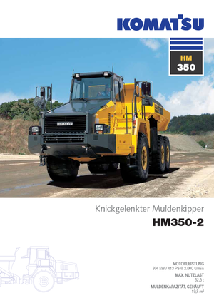 Zglobni kiperi Komatsu HM350-2