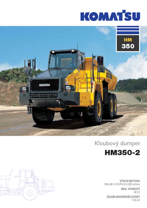 Zglobni kiperi Komatsu HM350-2