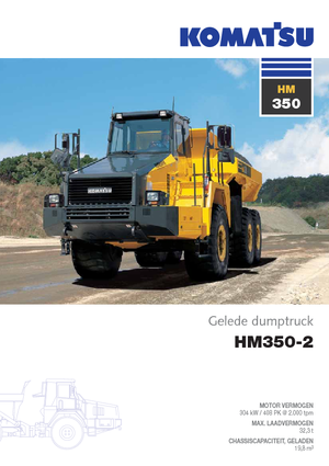 Zglobni kiperi Komatsu HM350-2