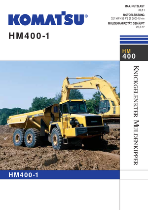Zglobni kiperi Komatsu HM400-1