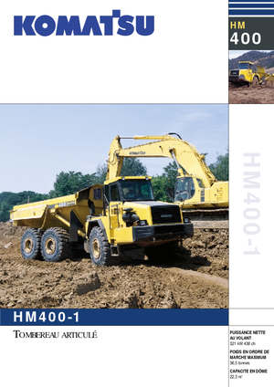 Zglobni kiperi Komatsu HM400-1