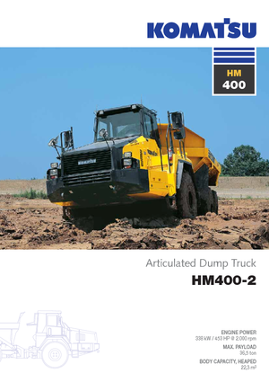 Zglobni kiperi Komatsu HM400-2